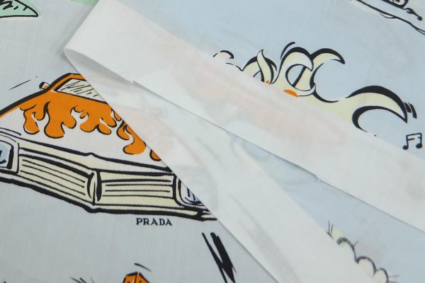 Ткань сорочечная Prada купон 1,4м 27-5/609 по выгодной стоимости в Екатеринбурге